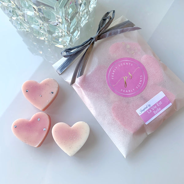 Pearly Scents Wax Melt Hearts UK